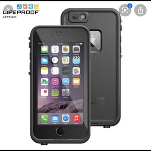 Black Iphone 6/6s/6se Lifeproof Case